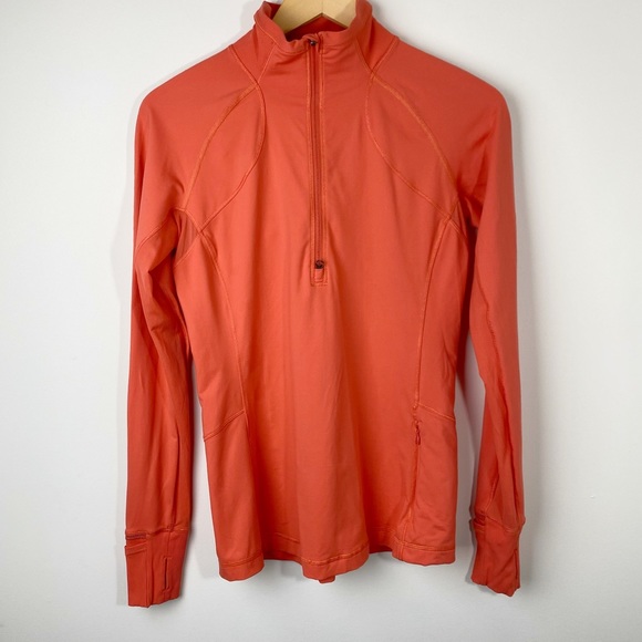 Lululemon Race With Grace 1/2 Zip II Atomic Red 8 - Picture 3 of 13